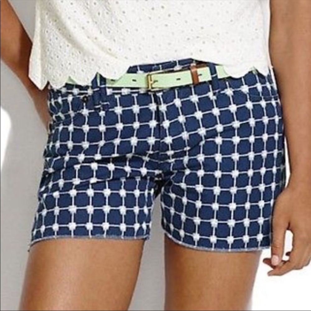 Madewell Denim Cutoff Shorts In graphic grid 30